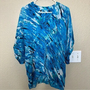 Alice + Olivia Silk  Kimono  Tunic Top Cover Up~   Small- FINAL PRICE
